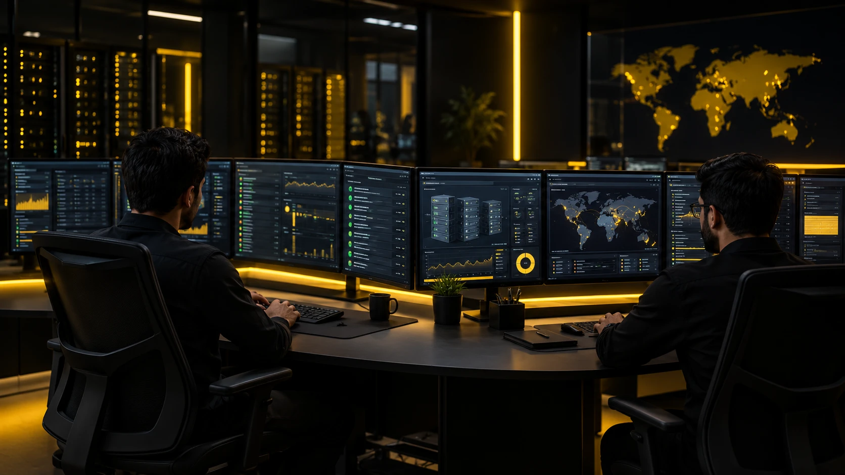 Managed IT services Melbourne — ITS247 team monitoring client systems